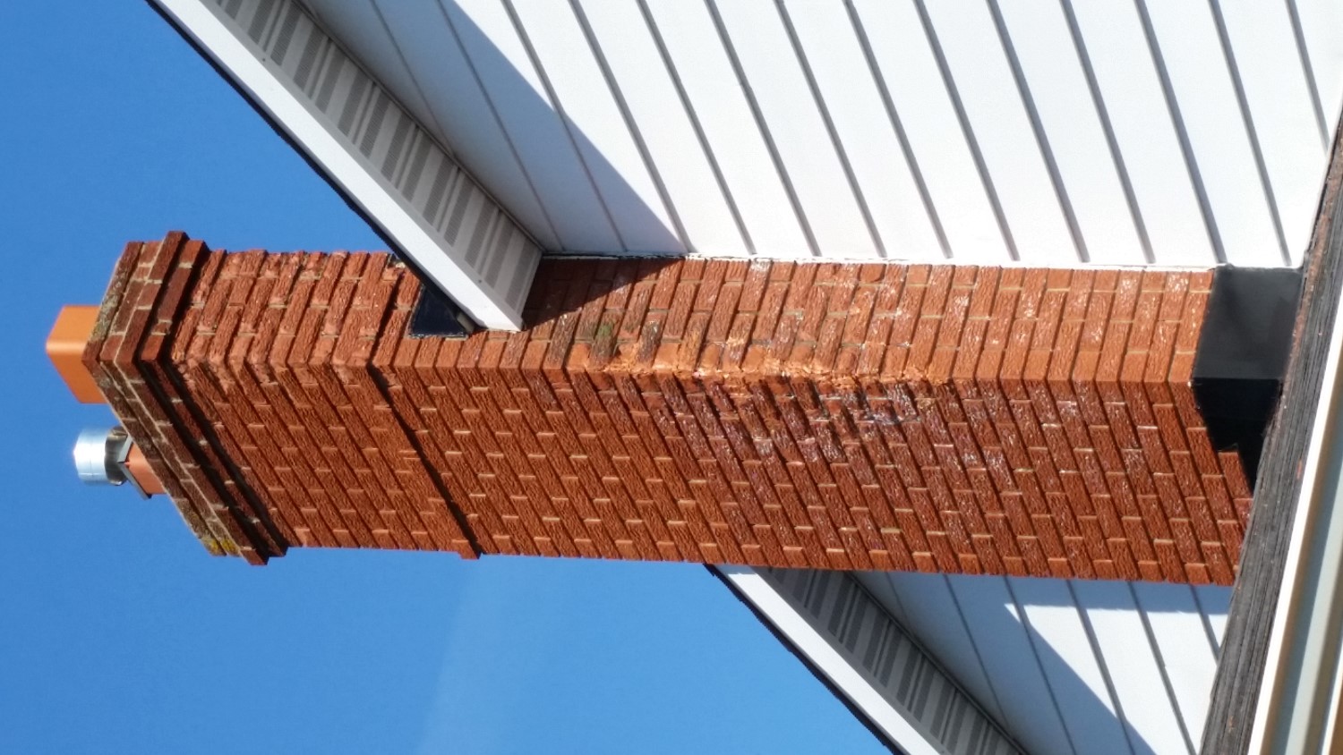 Crumbling Chimney Brick Repair